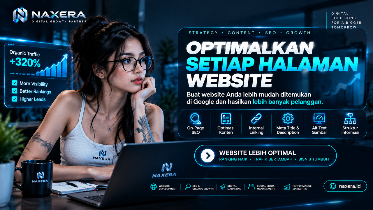 Setiap halaman perlu menjelaskan satu layanan agar tidak tenggelam di hasil yang umum.