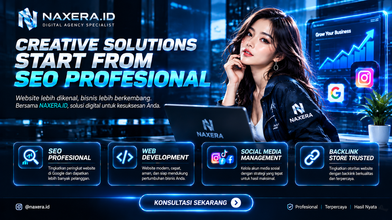 Solusi digital dimulai dari kerja yang bisa dijelaskan, termasuk SEO.